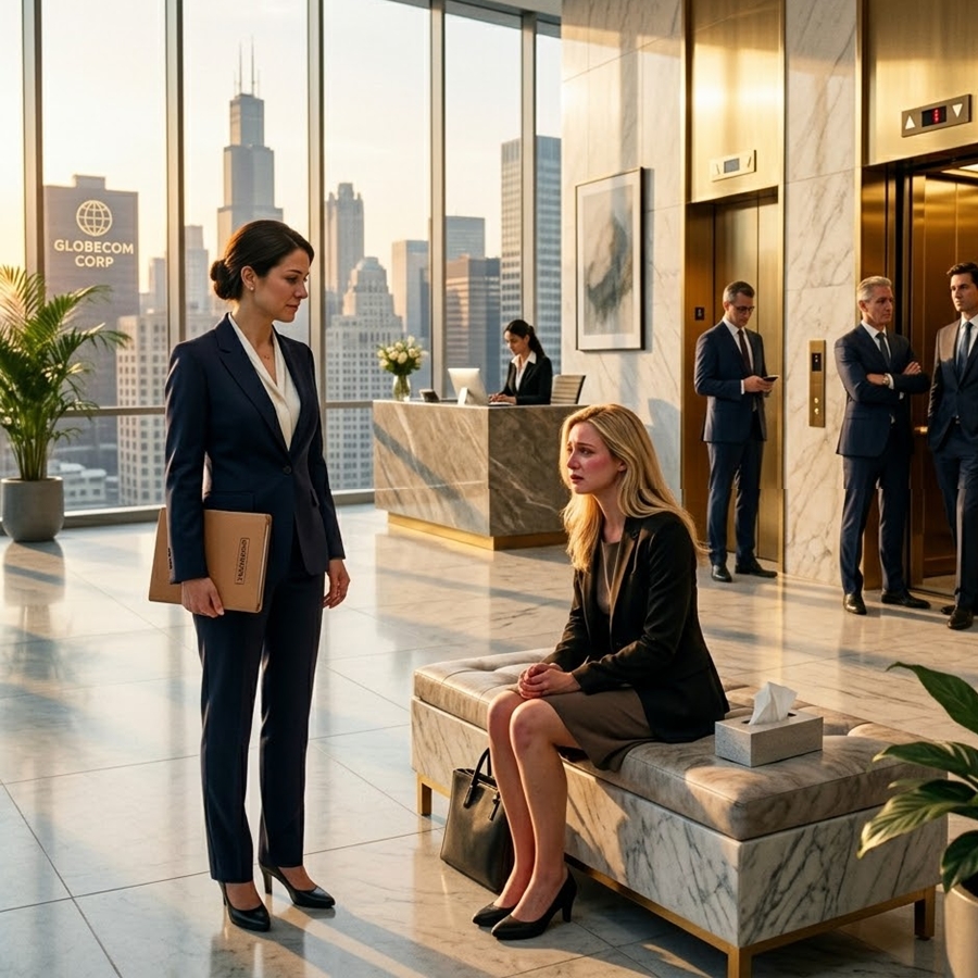 She Was Humiliated and Rejected at a Job Interview — But Minutes Later, the Entire Company Froze When They Learned Who Her Husband Really Was
