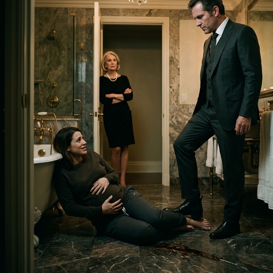 “They Left Me Bleeding on the Bathroom Floor to Steal My Dead Husband’s Fortune — But They Never Realized I Had Already Sent One Email That Would Destroy Them All”