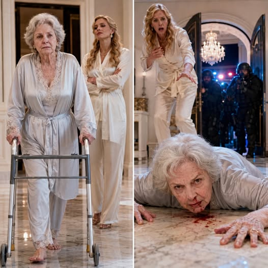 “My Daughter-in-Law Kicked My Walker Away After Hip Surgery and Left Me Bleeding on the Marble Floor — But the Papers My Son Signed Were Actually Her Own Destruction”