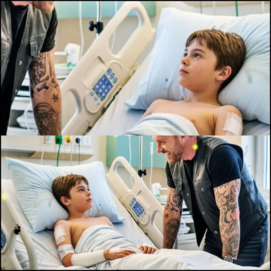 “Homeless Teen Took a Metal Pipe Beating to Save a Hells Angel in a Rainy Alley — But When 1,000 Bikers Arrived, the Street Turned Into Something No One Could Escape”