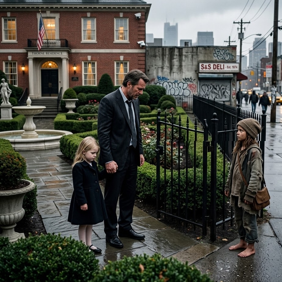 “Billionaire Finds Homeless Girl Secretly Teaching His Daughter in a Forbidden Garden—What He Discovers Next Forces Him to Redefine Family, Wealth, and Everything He Believed About Life”