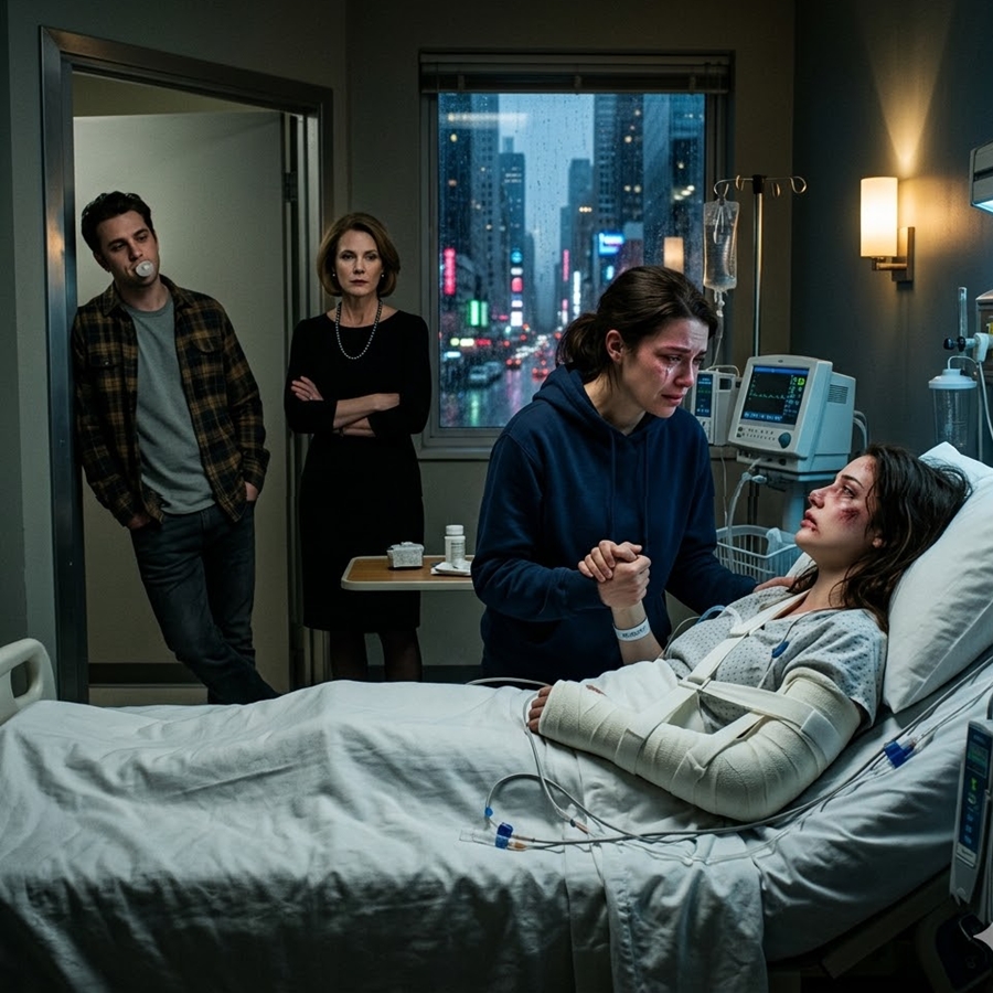 My Husband Put Me in the Hospital and Smirked About It — But He Turned Pale When My Sister Called the One Man Nobody Dares Cross