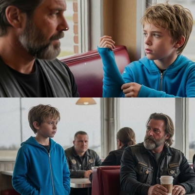 A 10-Year-Old Asked a Biker for Directions to the Police Station—Then He Saw the Bruise on His Face