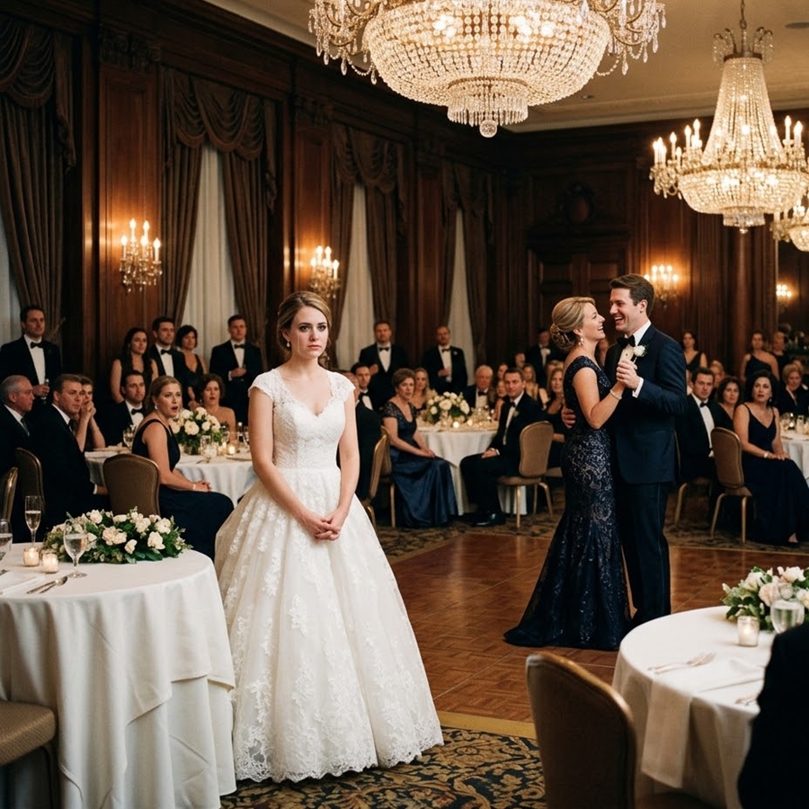 My Husband Walked Past Me at Our Wedding to Dance With My Sister—But When I Grabbed the Microphone and Spoke One Sentence, His Entire Life Collapsed in Front of Everyone