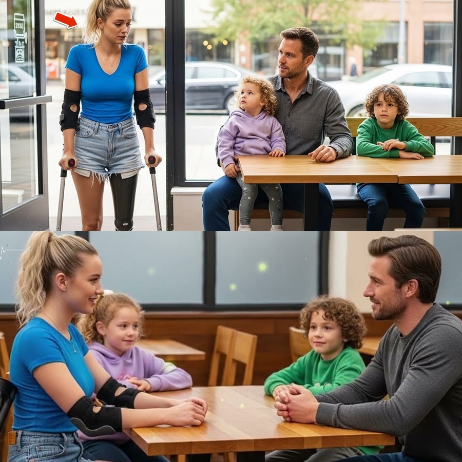 A Girl on Crutches Asked to Sit at His Table. Her Story Broke His Heart.
