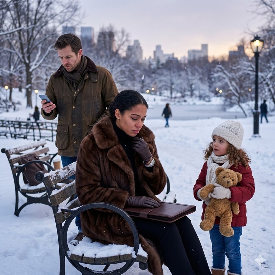 “A Lonely CEO on a Park Bench Agreed to Spend Just One Day With a Little Girl… What Happened Next Changed All Three of Their Lives Forever”