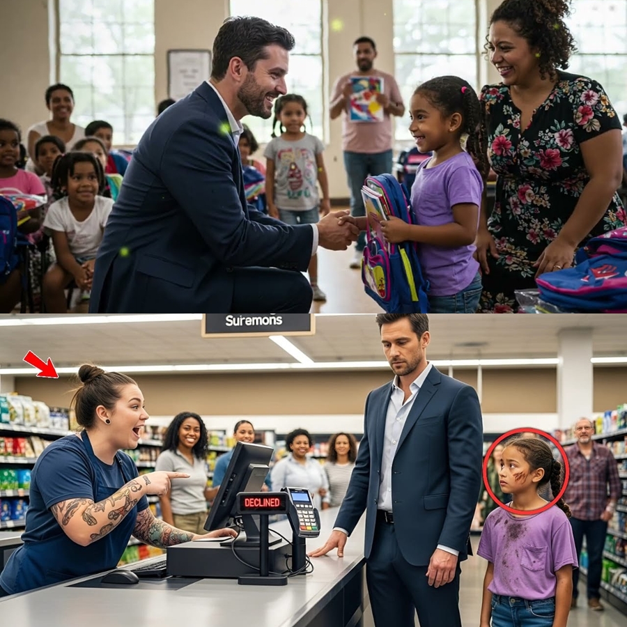 His Black Card Was Declined and the Whole Store Laughed. Then a Little Girl Stepped Forward