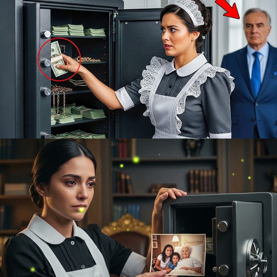 The Millionaire Left His Safe Open to Test His Maid. Then She Did Something He Never Expected