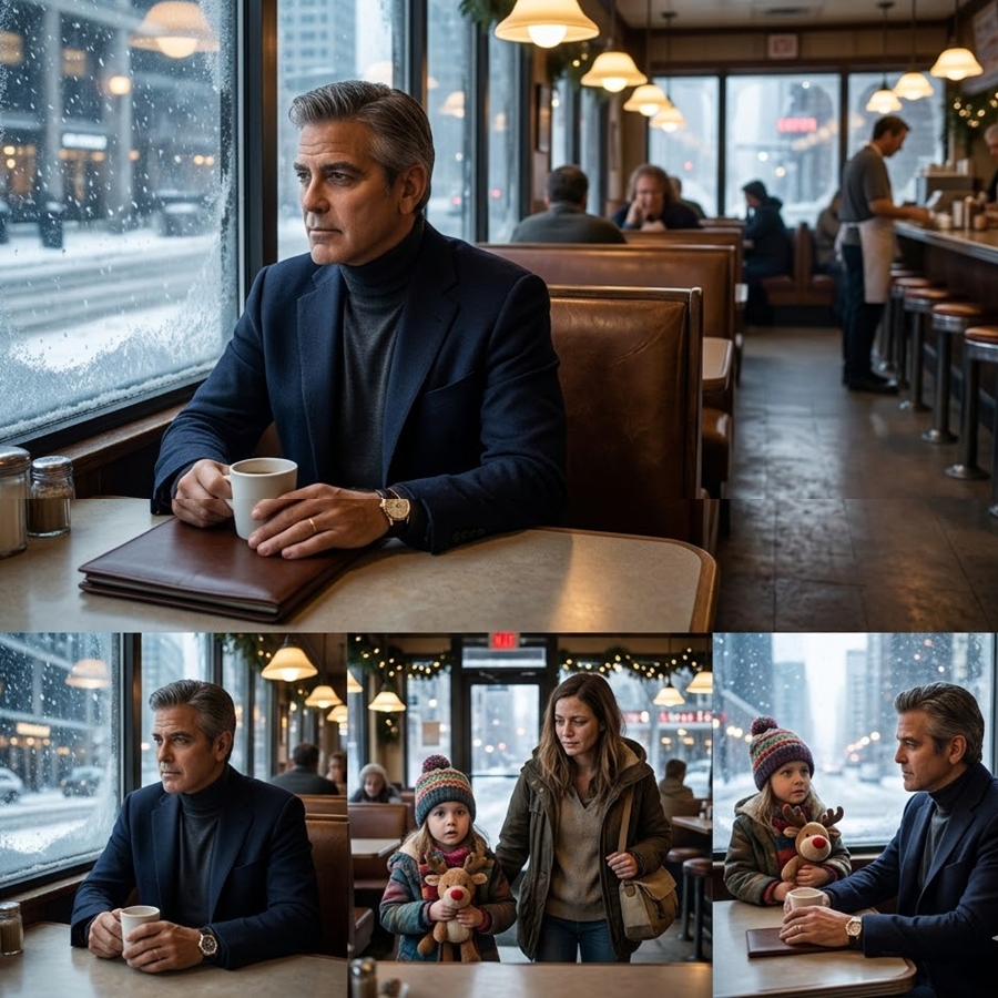 “A Billionaire’s Lonely Christmas Eve in a Diner Took an Unexpected Turn When a Stranger’s Secret Changed Everything He Believed About Wealth, Love, and Life…”