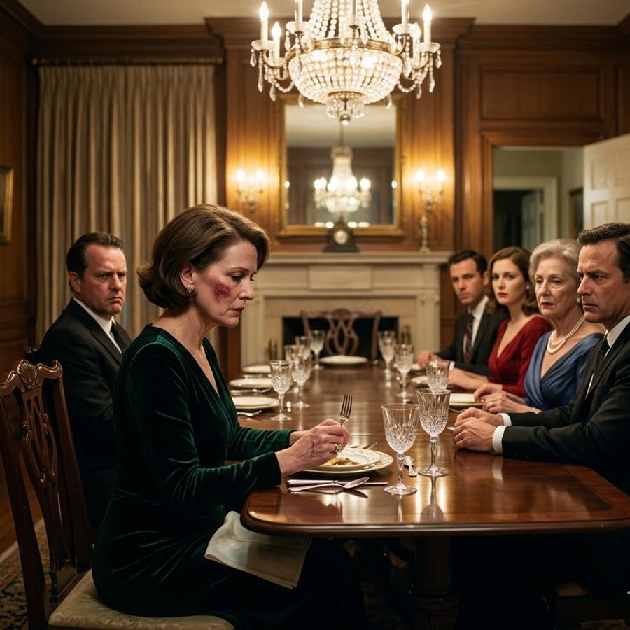 “He Slapped His Wife at the Dinner Table—and No One Stopped Him… But What She Did Next Turned His Perfect Life Into a Carefully Documented Collapse”