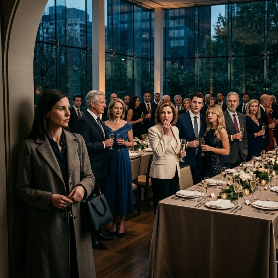 “They Made Her Sit at the Back Table to ‘Avoid Embarrassment’—Until a National TV Figure Walked In, Saw Her, and Immediately Went Silent in Front of Everyone”