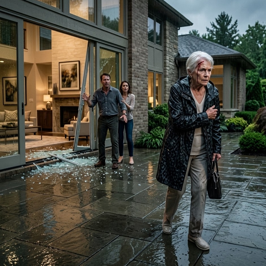 ““BROKE AND USELESS!” HER SON THREW HER THROUGH A GLASS DOOR—BY MORNING, THE HOUSE SHE PAID FOR WAS LOCKED AND EVERYTHING HE OWNED WAS FROZEN”