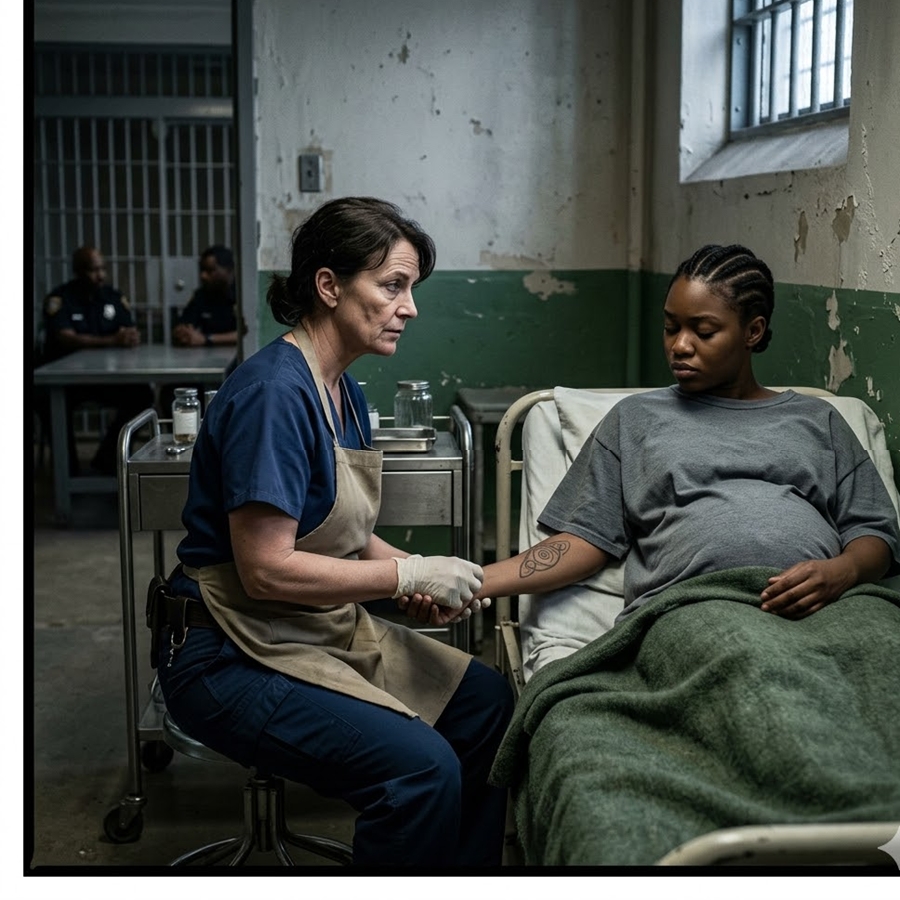 “A Pregnant Inmate Went Into Labor in Silence—But When the Midwife Saw the Mark on Her Foot, She Immediately Called the Chaplain and Shut Down the Entire Prison Ward…”