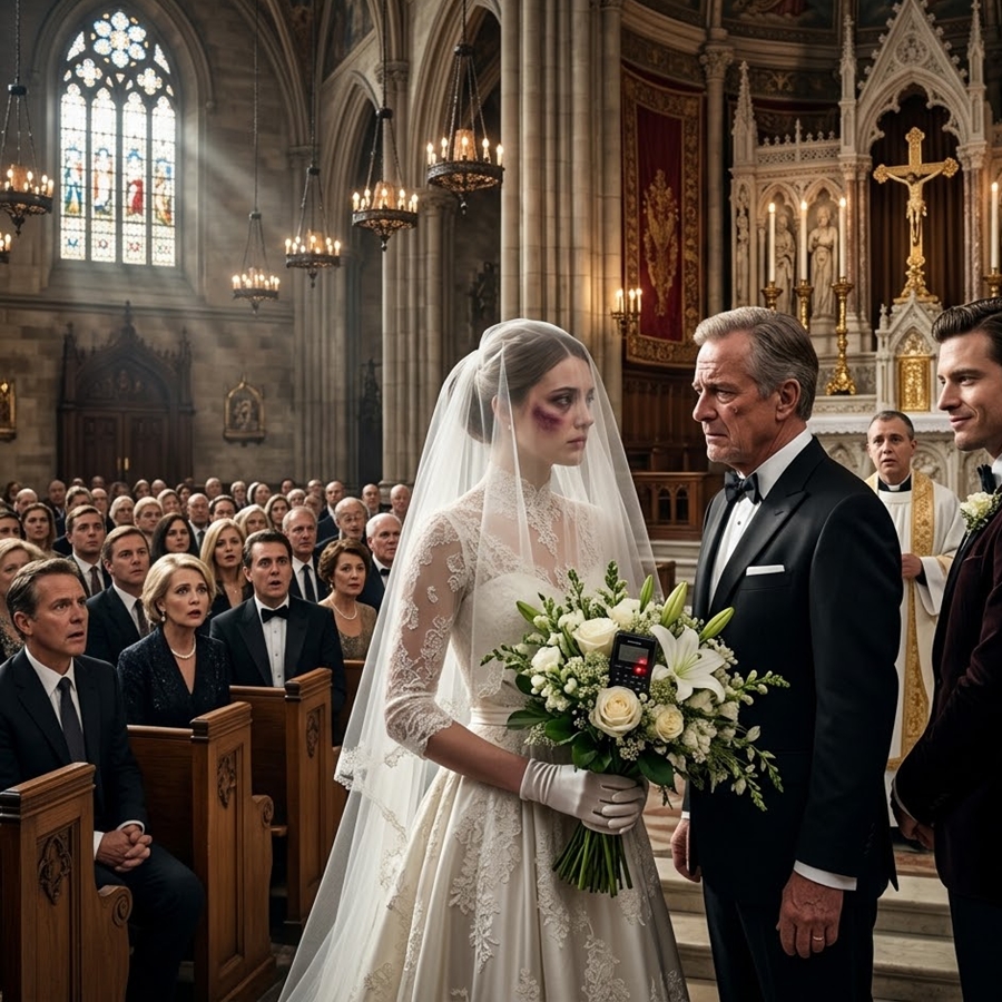 My Fiancé Laughed When My Father Saw the Bruises on My Wedding Day — Seconds Later, Our Entire Wedding Turned Into a Federal Crime Scene