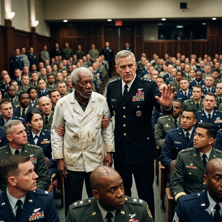 A 3-Star Admiral Stopped a Full Military Ceremony and Refused to Sit Until a 79-Year-Old Dishwasher Was Brought Into the Room — What He Revealed Next Left 200 Officers in Absolute Silence