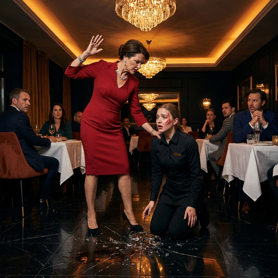 The Waitress Thought She Was Fired Until The Mafia Boss Handed Her A Silk Handkerchief