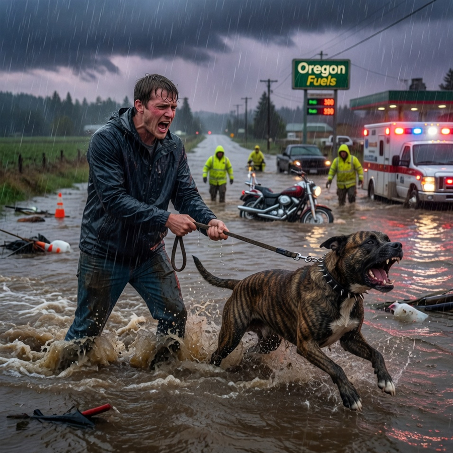 A Teen Saved a Drowning Dog During a Storm—Then 50 Hell’s Angels Showed Up at His Door