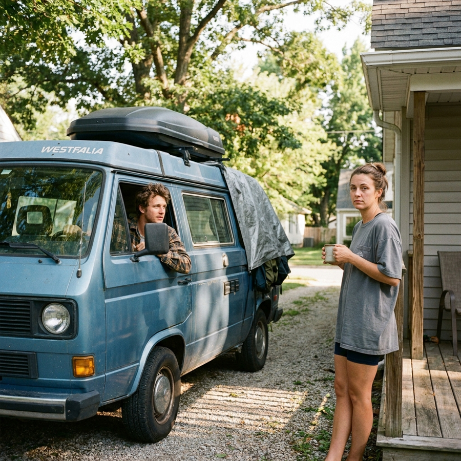 A DIVORCED NEIGHBOR JUMPED INTO MY VAN TO ESCAPE HER LIFE BUT WHAT HAPPENED ON THE ROAD CHANGED US BOTH FOREVER. WILL YOU LEAVE YOUR COMFORT ZONE TO FIND YOUR TRUE SELF?