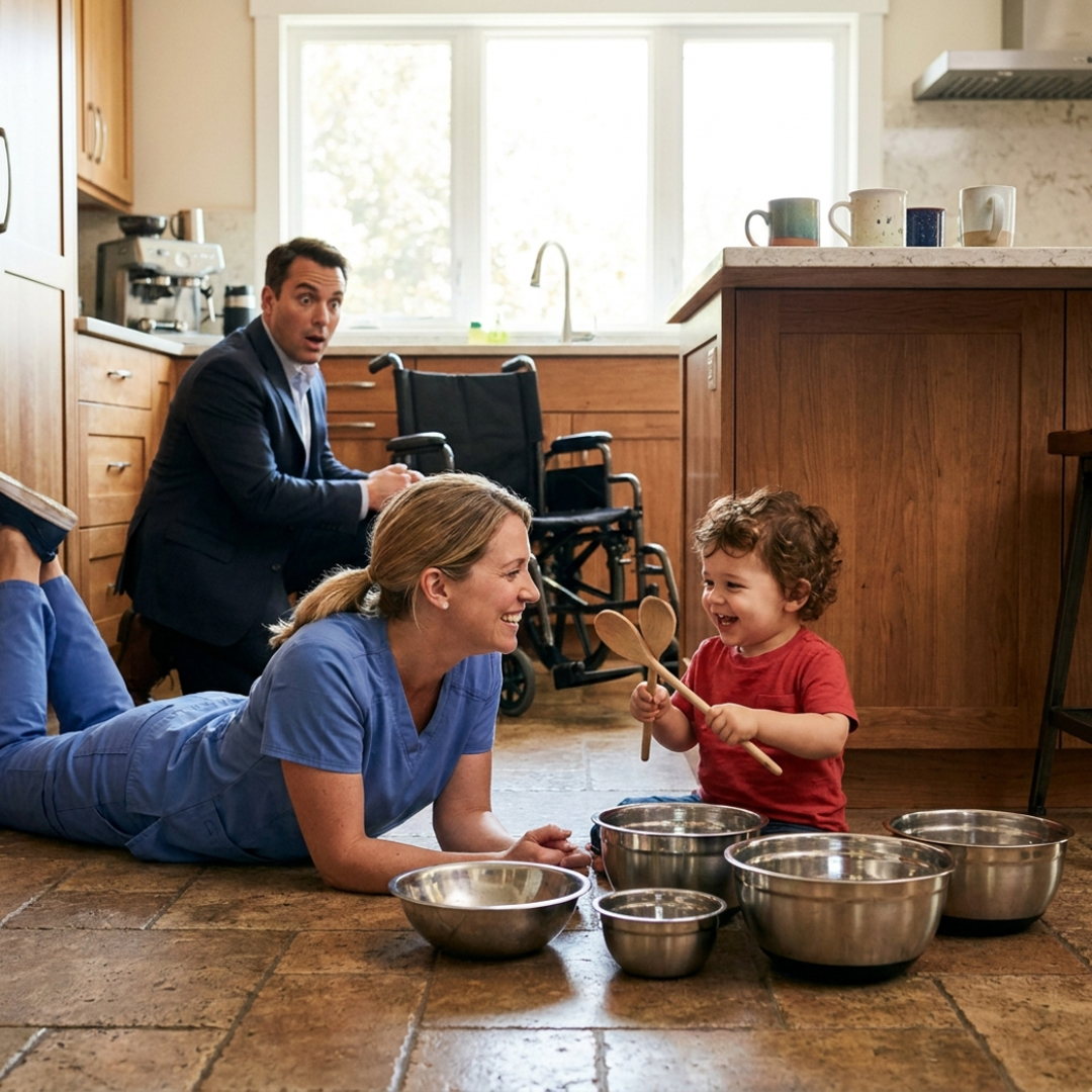 The Housekeeper Who Sat on the Floor and Taught a Millionaire How to Be a Father Again