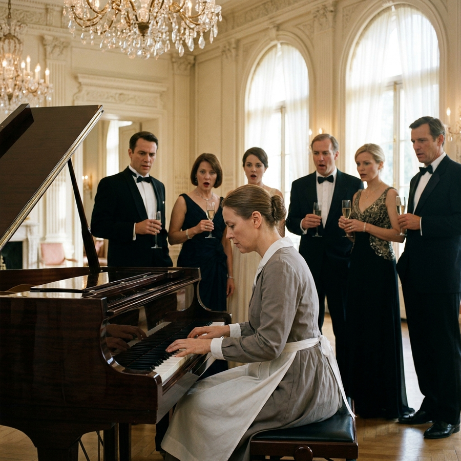 The Housekeeper They Mocked At A Birthday Party Was A Hidden Concert Pianist. Then She Sat Down At The Piano.