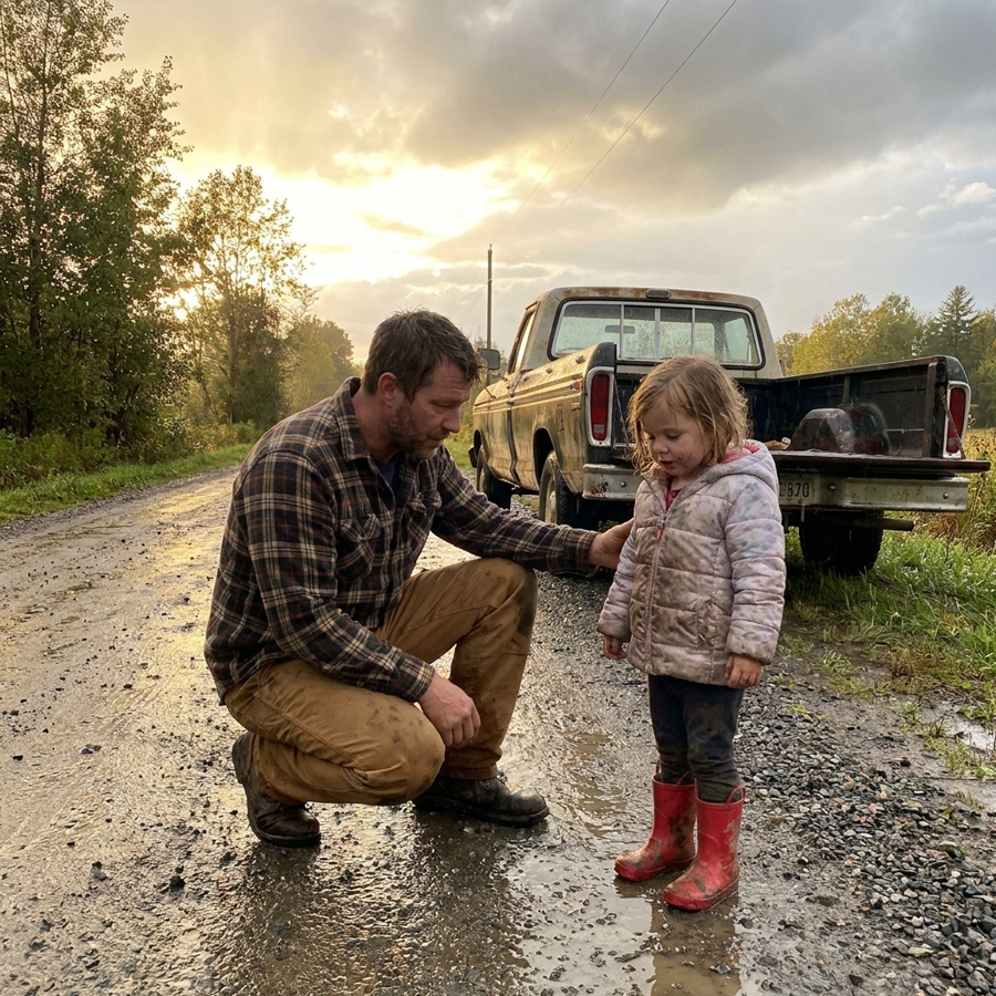 He Found A Lost Girl On A Rain-Soaked Road. Then He Learned She Was His Daughter—And Her Mother Was A Billionaire.