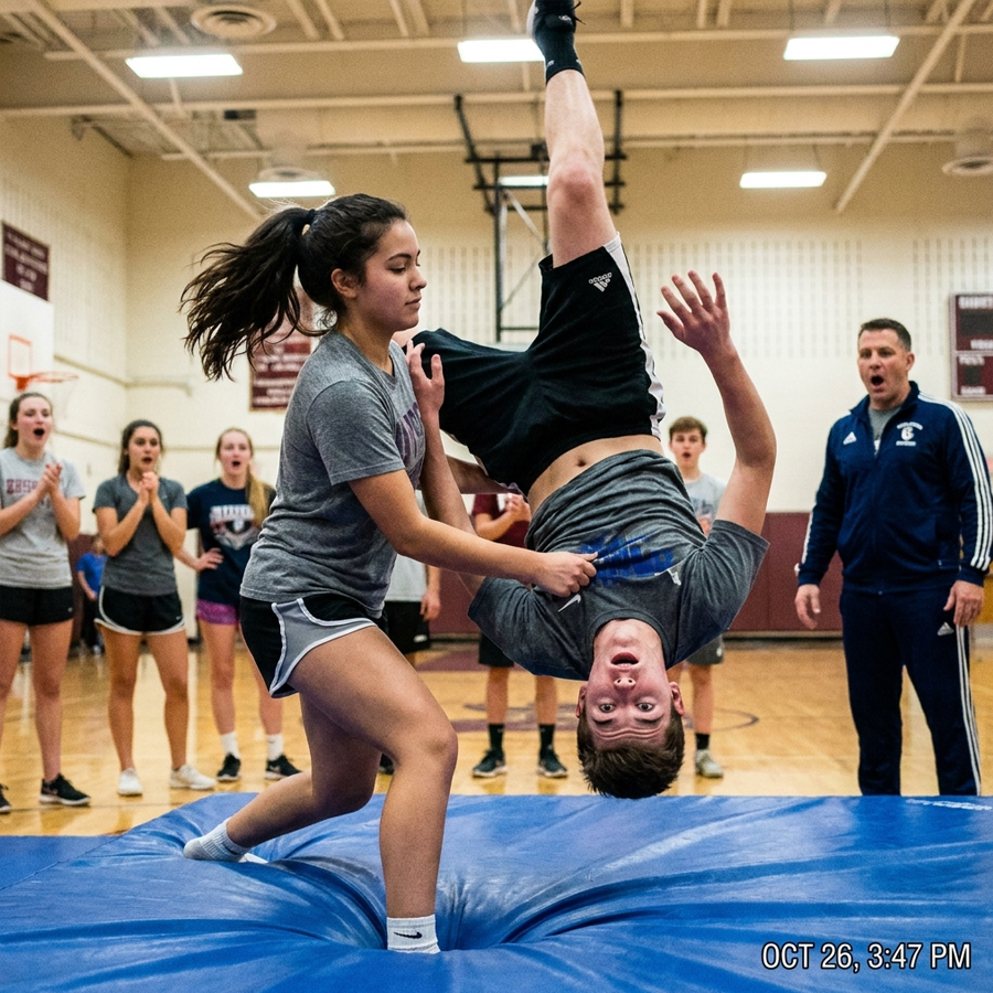 The Bully Hosed the Quiet New Girl—Then Saw Her Gym Class Secret
