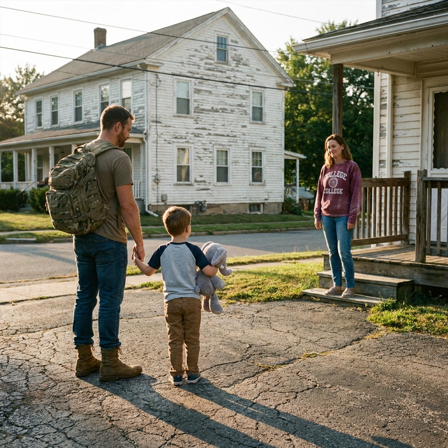 He Moved Home Broken—Until the Girl Across the Street Stepped In