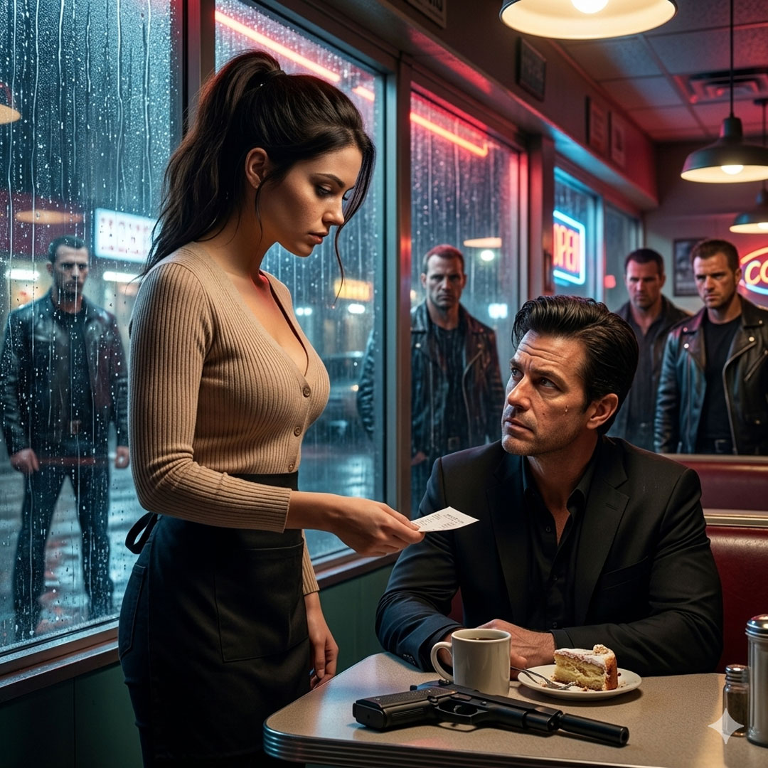 The Waitress Wrote “4 Outside. 20 Minutes” On A Mafia Boss’s Bill — And By Morning The Whole City Was Hunting Her