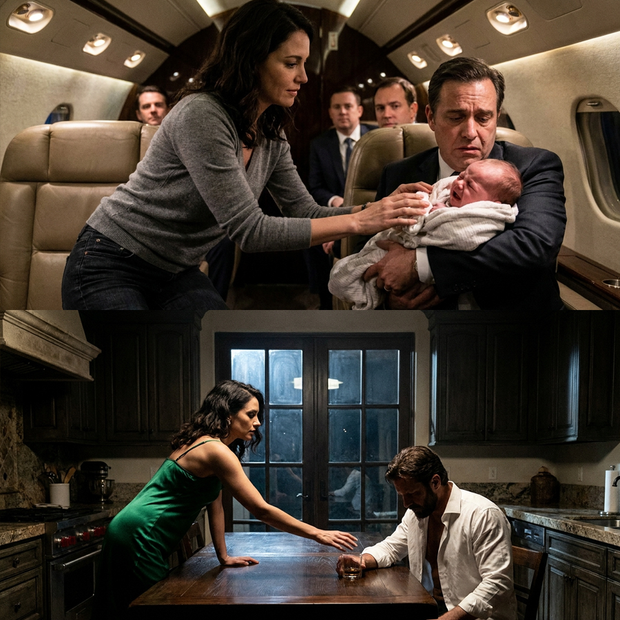 When a desperate single mother calmed a ruthless mafia boss’s crying baby on a flight, she unwittingly changed the course of both their lives forever.