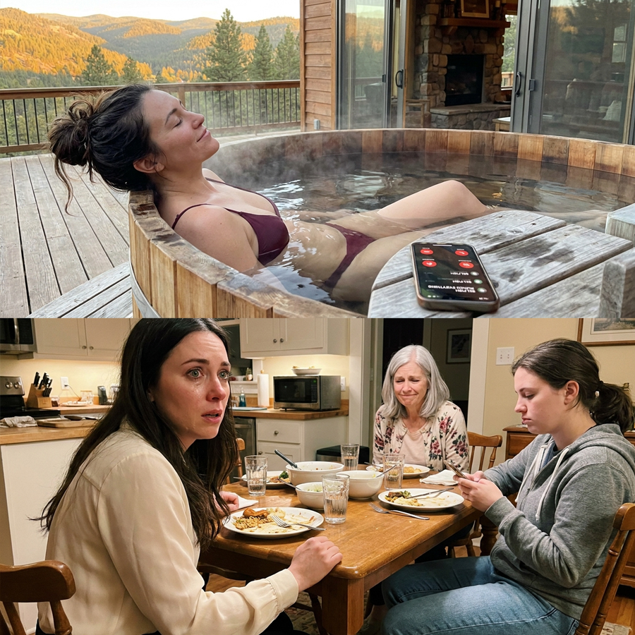 When her family planned a cruise without her and expected her to babysit four toddlers, she booked her own mountain getaway. Then everything fell apart for them.