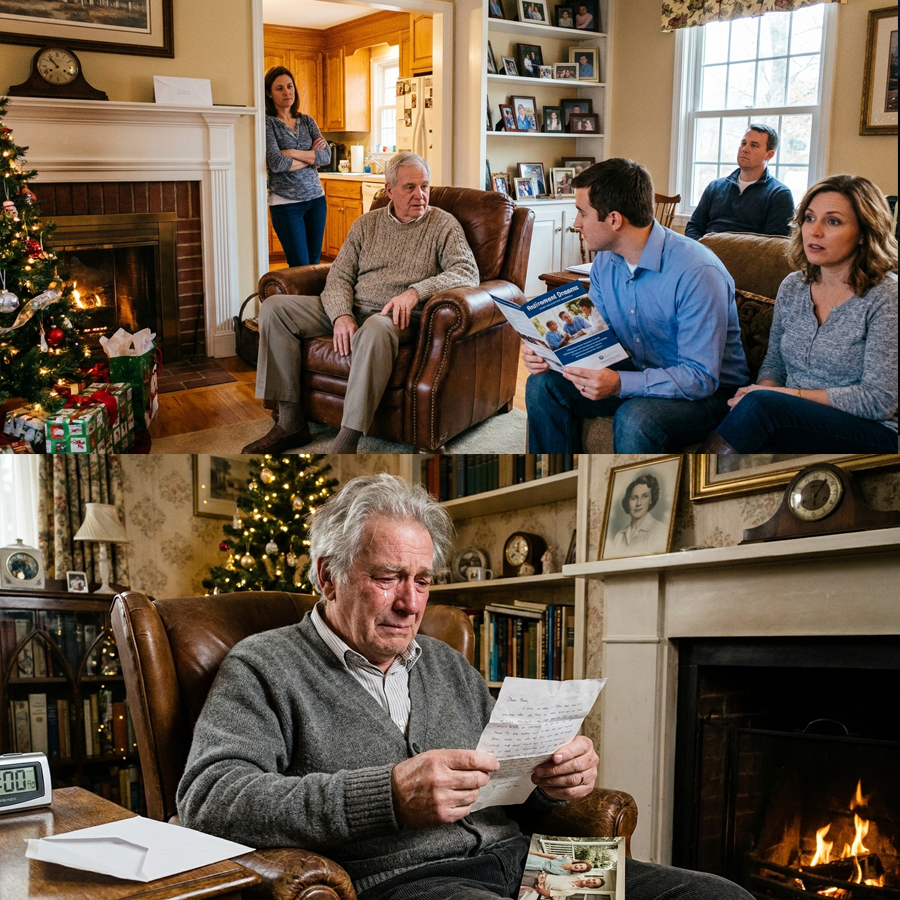 After his wife died, his adult children plotted to sell the family home for $1.4 million. Then he opened the envelope she had left on the mantelpiece 11 years ago.