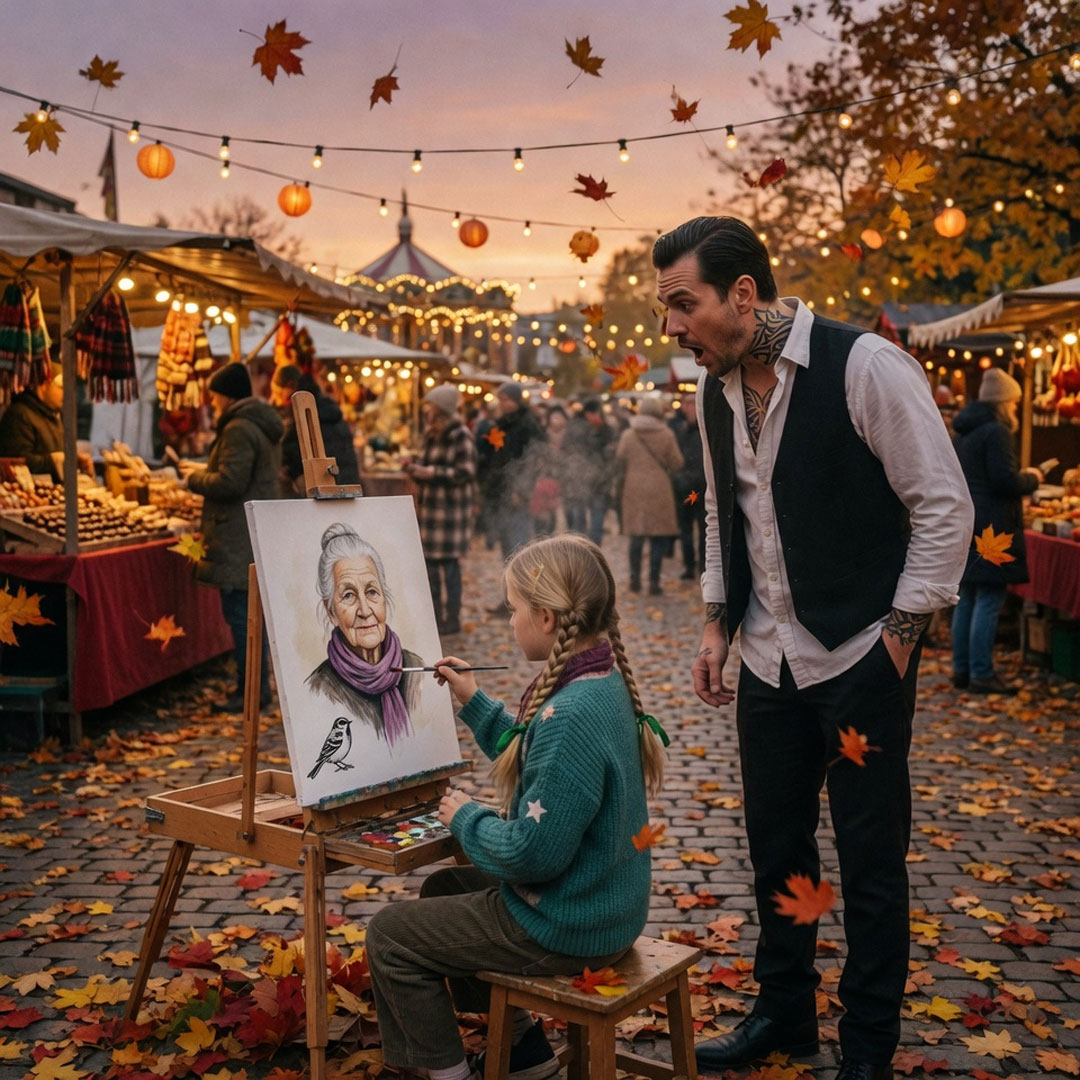 The Sparrow In The Corner Of Her Painting Led Him Back To The Daughter He Never Knew