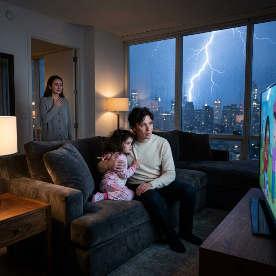 A Little Girl Afraid of Thunder Asked Him One Question – Then Everything Changed