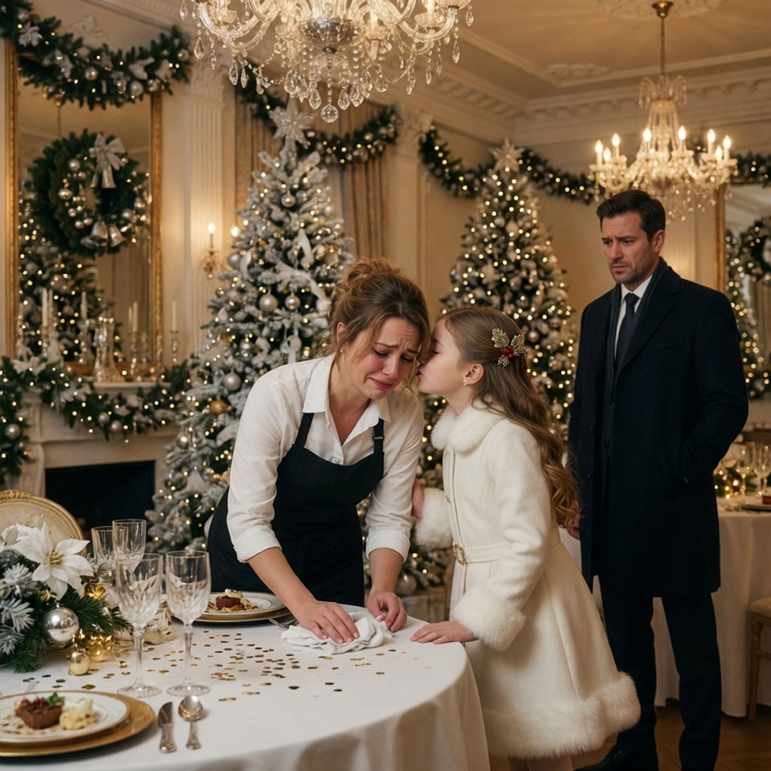 The Little Girl Who Found A Lonely Waitress On Christmas Eve