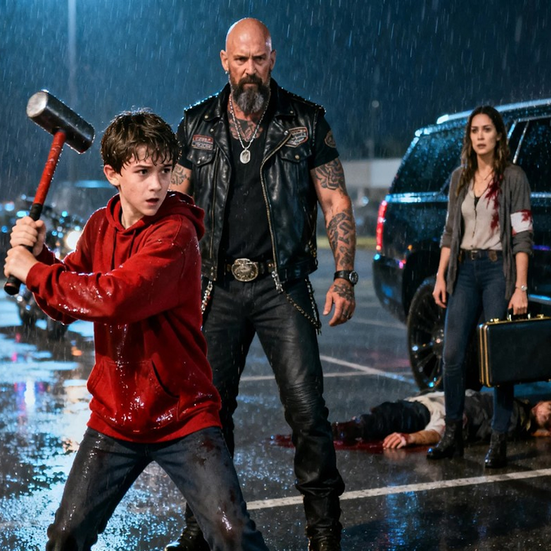 The Homeless Boy Who Saved a Biker Queen Became the Son No One Expected