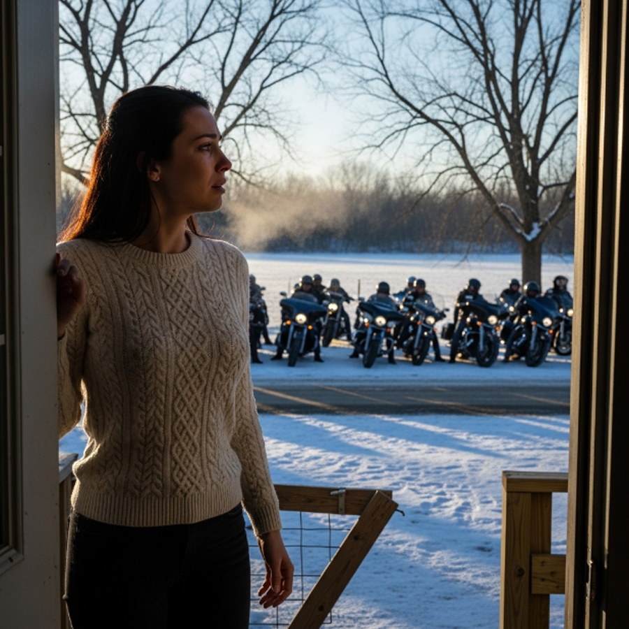 She Painted a Secret Symbol on Her Mailbox. Then 22 Motorcycles Showed Up