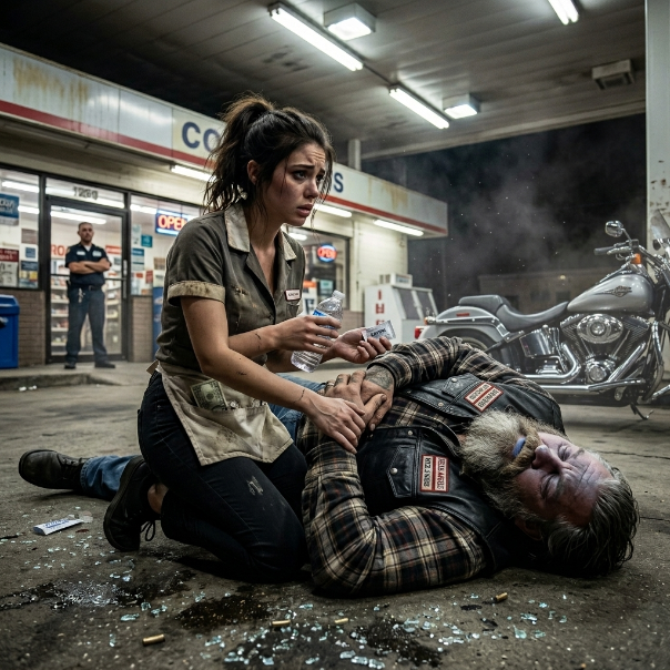 A Struggling Mom Used Her Last $8 to Save a Dying Biker—The Next Morning 100 Motorcycles Arrived