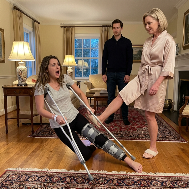 My Husband Threw Me in the Garage with a Broken Leg—He Didn’t Know the Floor Safe Was There