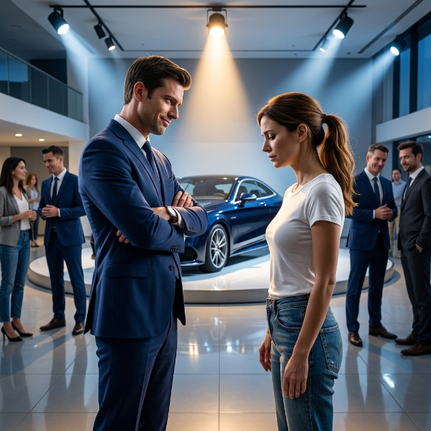 A Woman in Jeans Was Humiliated at a Luxury Dealership—Her Husband Arrived in a Rolls-Royce