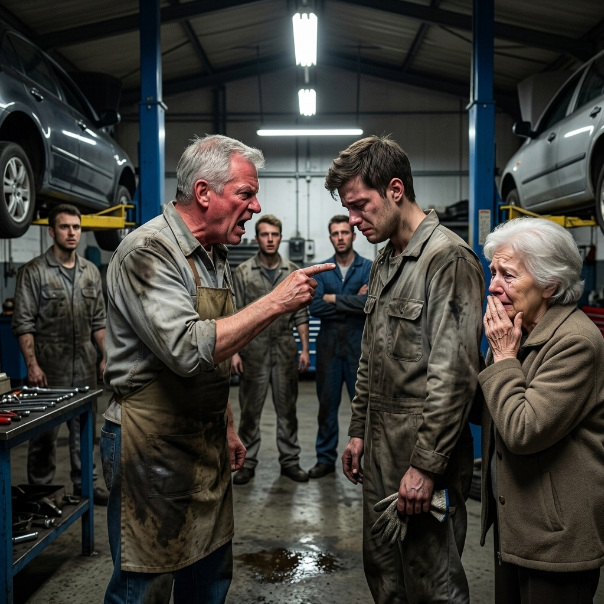 A Mechanic Fixed an Elderly Woman’s Car for Free and Got Fired—Then She Returned and Changed Everything