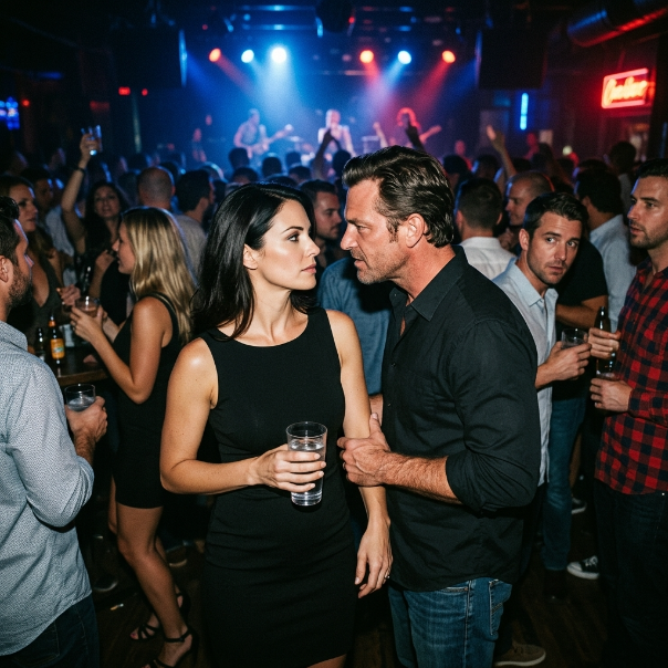 A Man Grabbed a Woman’s Arm in a Club—Then Four Men in Suits Walked In and Everything Changed
