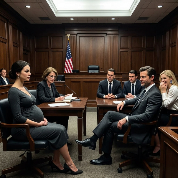 I Was 8 Months Pregnant At My Divorce Hearing—Then My Lawyer Found The Clause That Destroyed Him