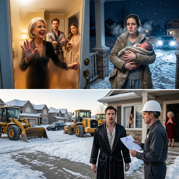 They Locked Me And My Newborn On The Snowy Porch At 2 AM—So I Bought The Entire Neighborhood